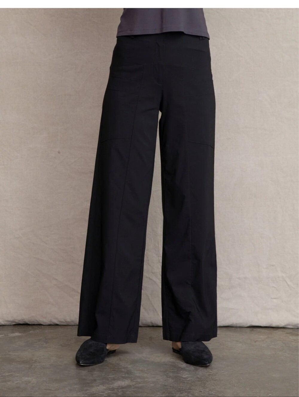 Habitat Black Power Stretch City PantsSz.S New